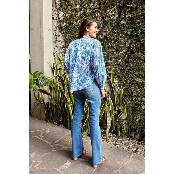 SLVRLAKE Charlotte High-Rise Boot-Cut Jeans in Wash Tucson Size US 27 - Picture 4 of 15